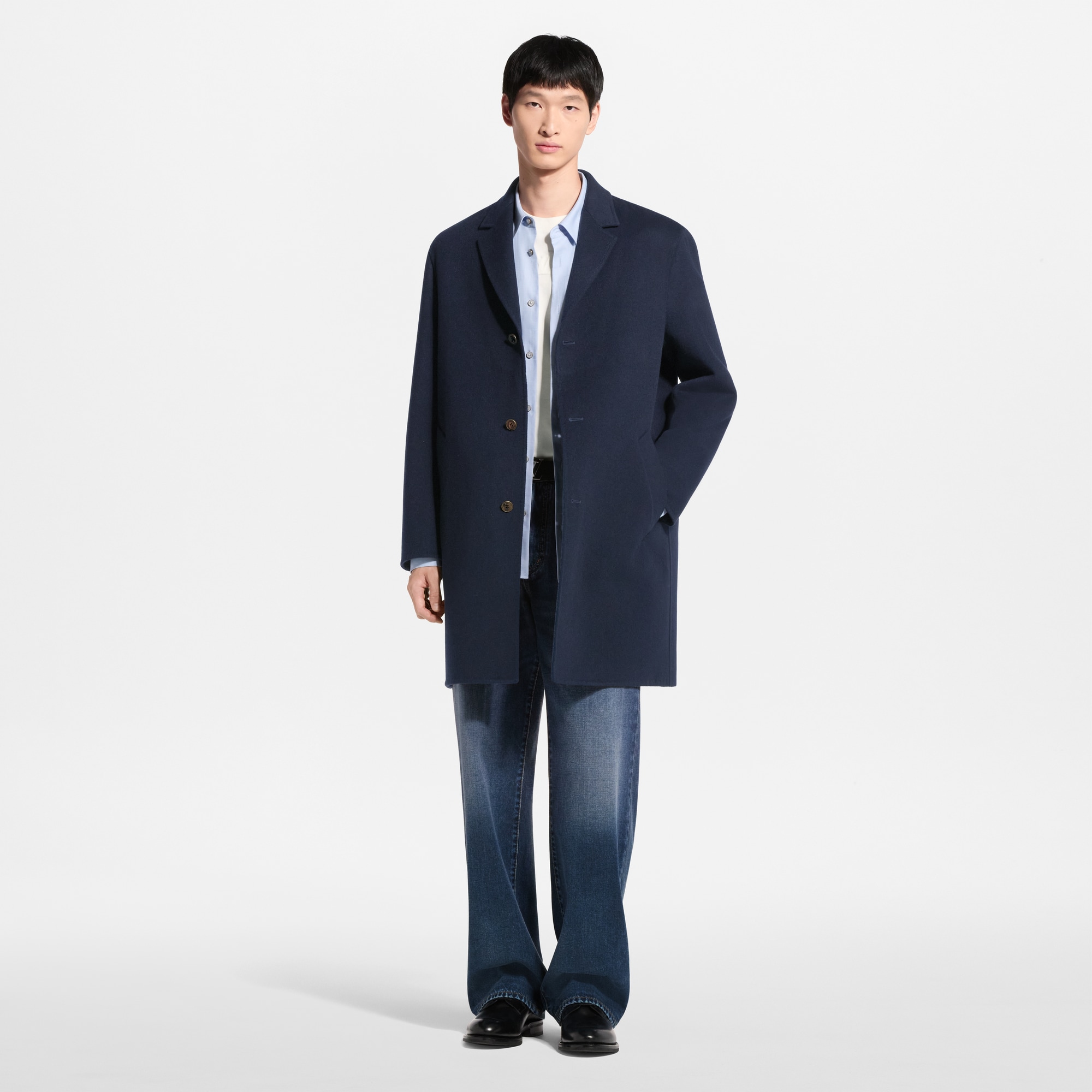 Cashmere Double Face Coat - Ready-to-Wear 1AKKWT | LOUIS VUITTON